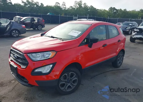 2019 Ford Ecosport S из США, поврежденный, VIN MAJ3S2FE6KC305919